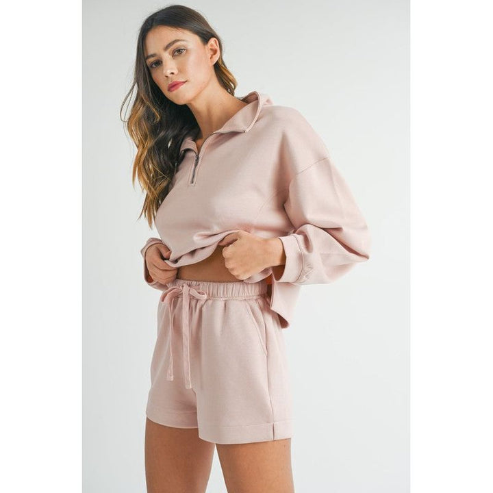 Mable pink long sleeve set, view 2