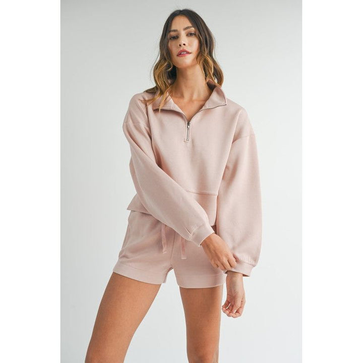 Mable pink long sleeve set, view 5