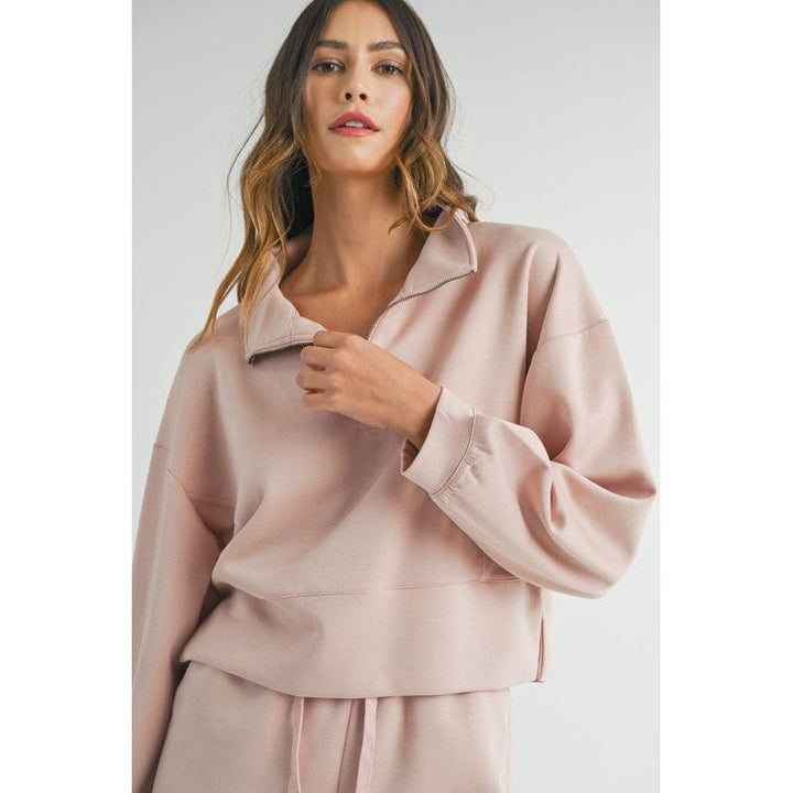 Mable pink long sleeve set, view 4