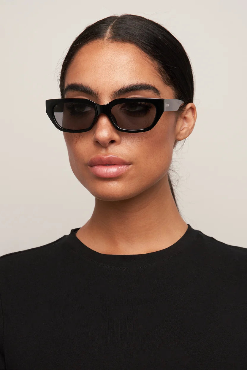 Cato Black Sunglasses, view 2