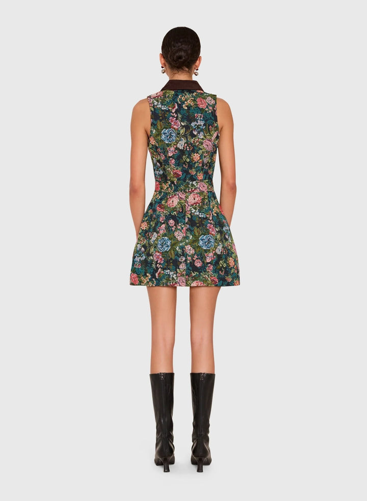 Jalen floral mini dress, view 2