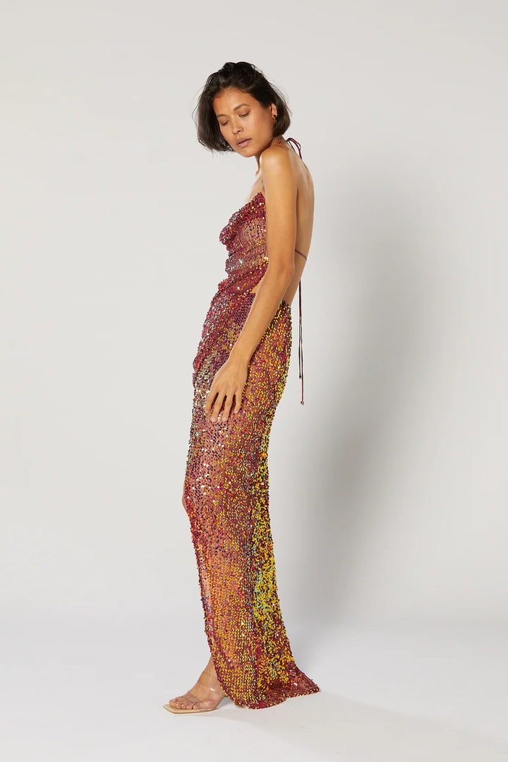 JIANA ASYMMETRICAL MIDI/ ONLINE EXCLUSIVE