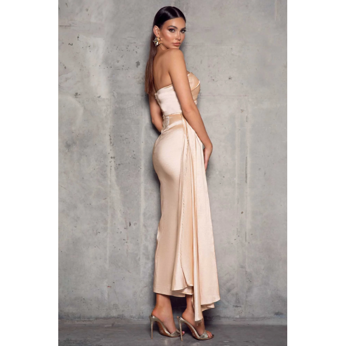 Paulina Off The Shoulder Maxi Gown (Black) main image 0