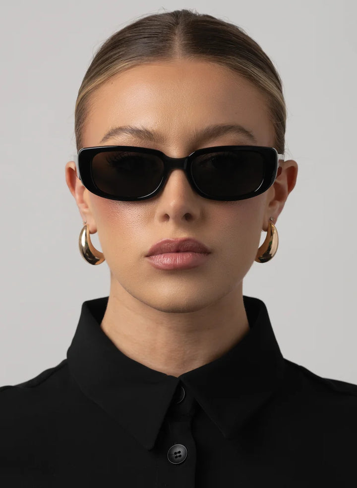 Backstreet Black Sunglasses in black and smoke