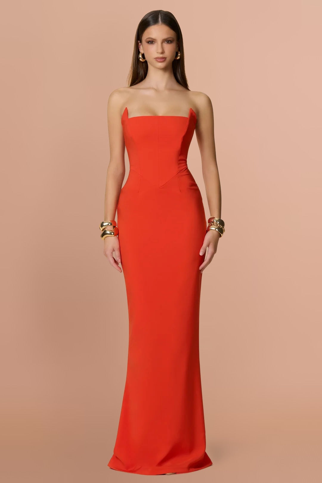 AALIYAH STRAPLESS GOWN