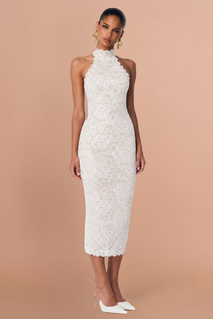 ALESSIA HIGH NECK MIDI